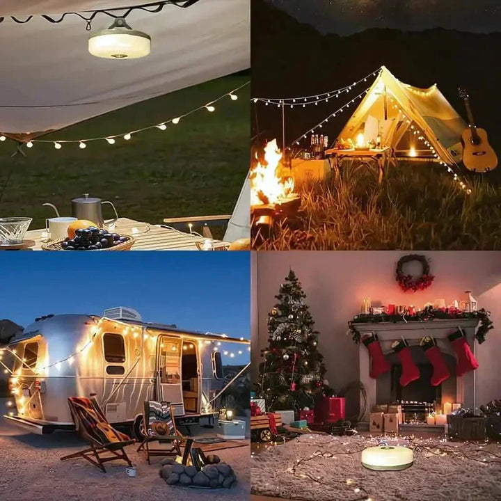 LED Retractable Lantern Flashlight 4-in-1 Emergency Camping Light