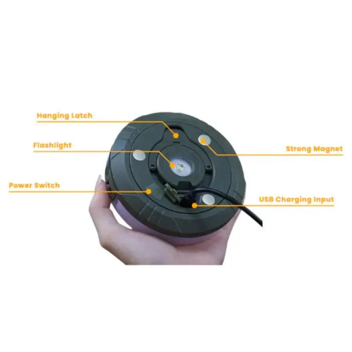 Retractable LED Camping String Lights Portable Outdoor Lantern Light