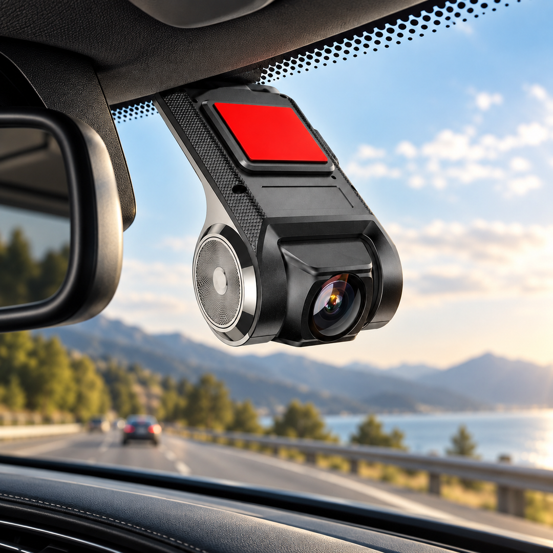 Dual Dash Cam Front and Rear Car Camera Full HD Loop Recording Monitor