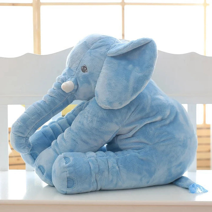Elephant Shaped Plush Baby Pillow Cushion
