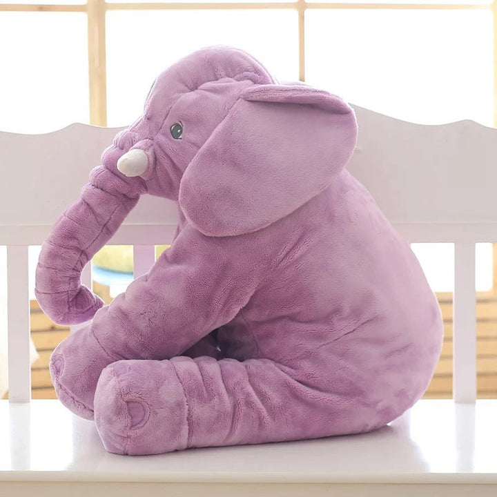 Elephant Shaped Plush Baby Pillow Cushion