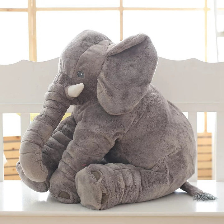 Elephant Shaped Plush Baby Pillow Cushion