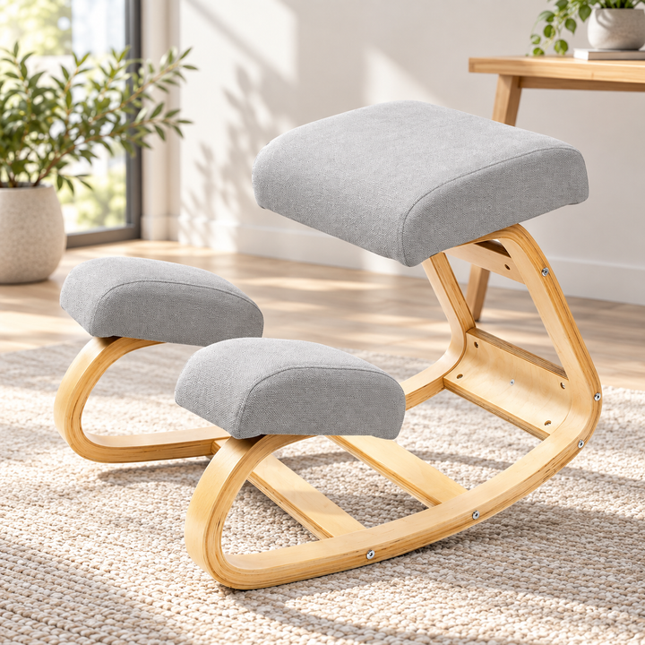 Ergonomic Kneeling Chair Cushioned Posture Support Stool