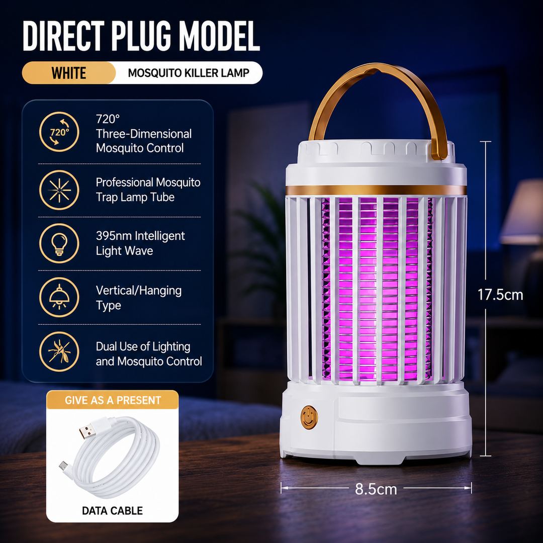 USB Electric Mosquito Killer Lamp Rechargeable Insect Catcher