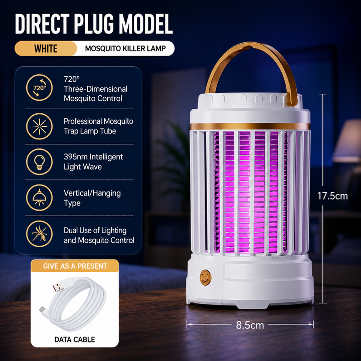USB Electric Mosquito Killer Lamp Rechargeable Insect Catcher
