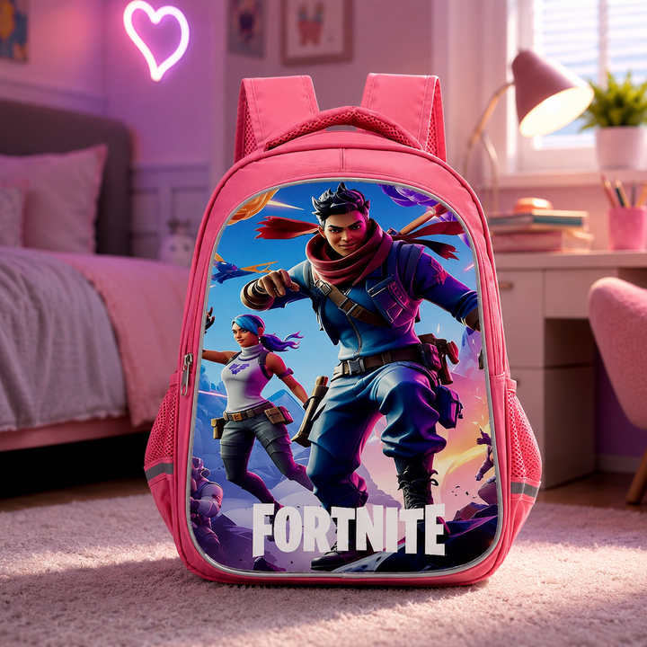 Gaming Character School Backpack 16 Inch Kids Boys Girls Cartoon Ages 5-8