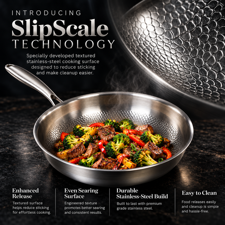 Titanium Frying Pan Non Toxic Non Stick for Healthy Cooking