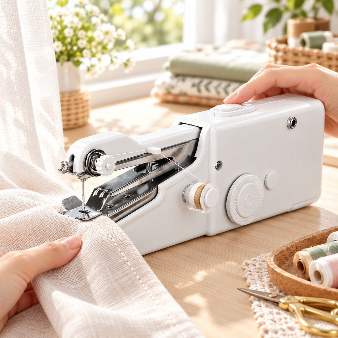 Handheld Sewing Machine Mini Portable Cordless Quick Stitch Repair