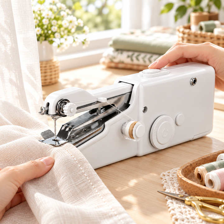 Handheld Sewing Machine Mini Portable Cordless Quick Stitch Repair