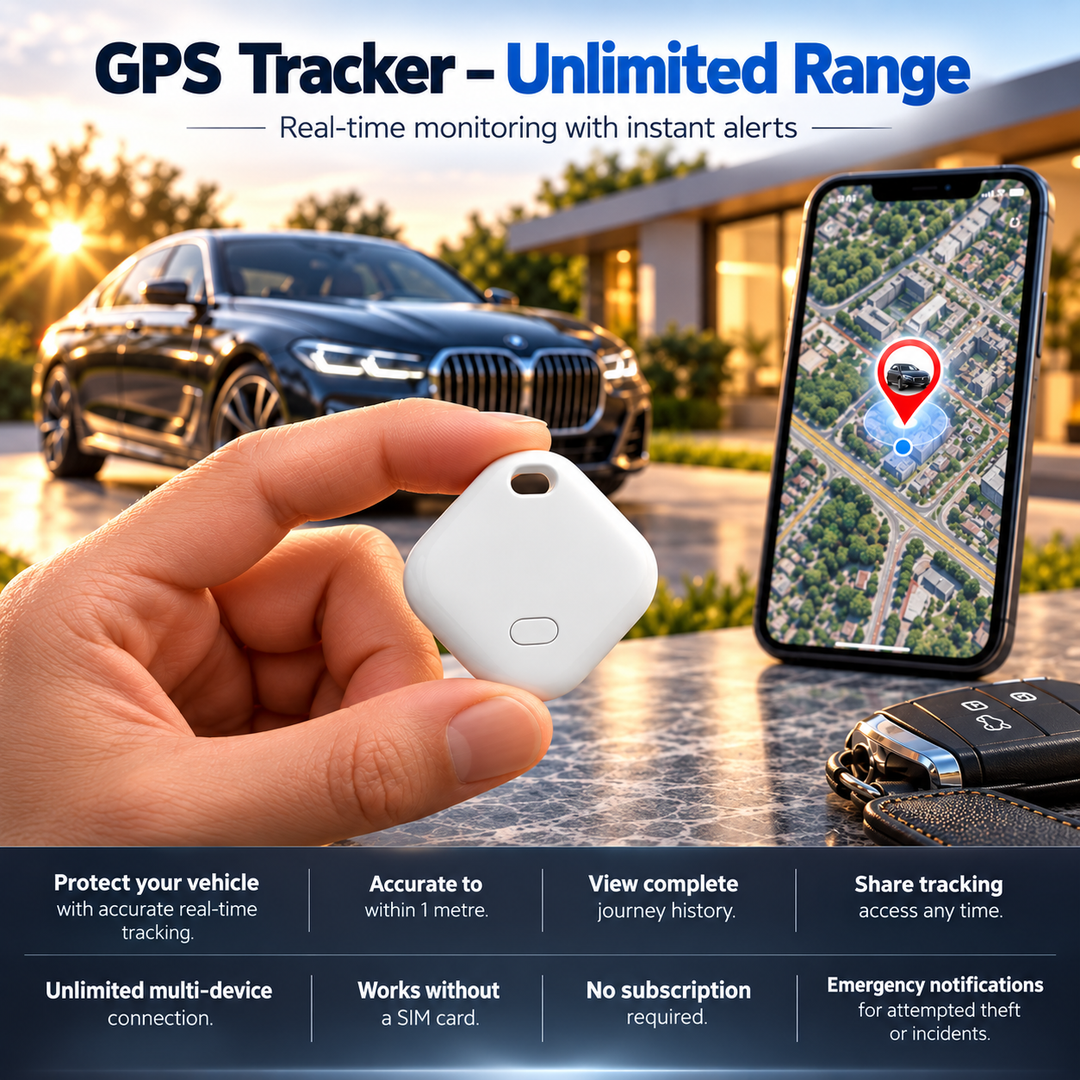 GPS Tracker for Cars Real Time IP67 Waterproof No Subscription