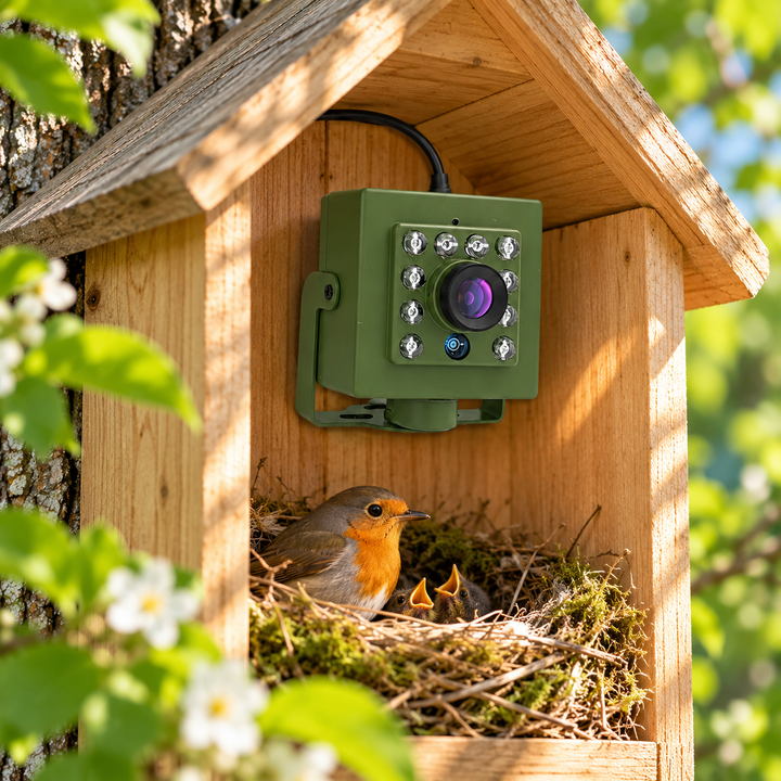 Bird Box Camera WiFi Waterproof Outdoor Wildlife Nest Camera