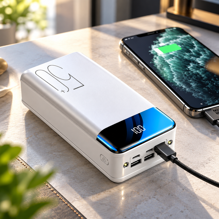 100000mAh Power Bank Portable Fast Charging External Battery