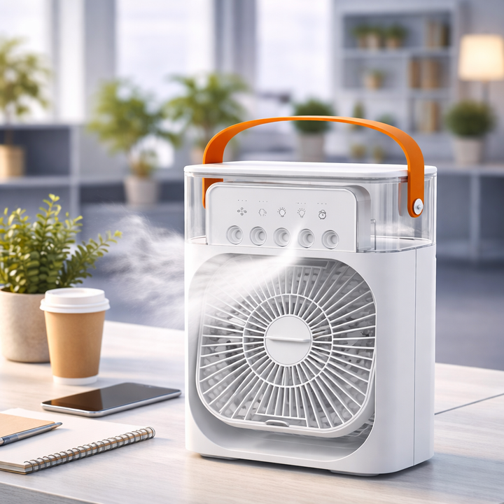 Portable 3 in 1 Air Cooler Fan Humidifier For Office &amp; Outdoor