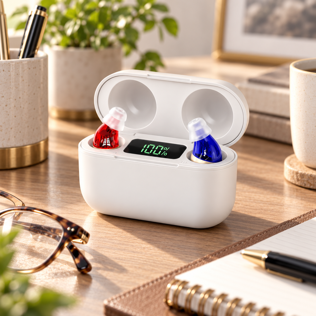 Rechargeable In Ear Sound Amplifier Digital Hearing Device