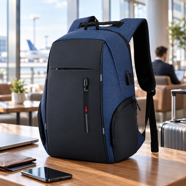Waterproof Laptop Backpack with USB Charger Anti Theft 15.6 Inch