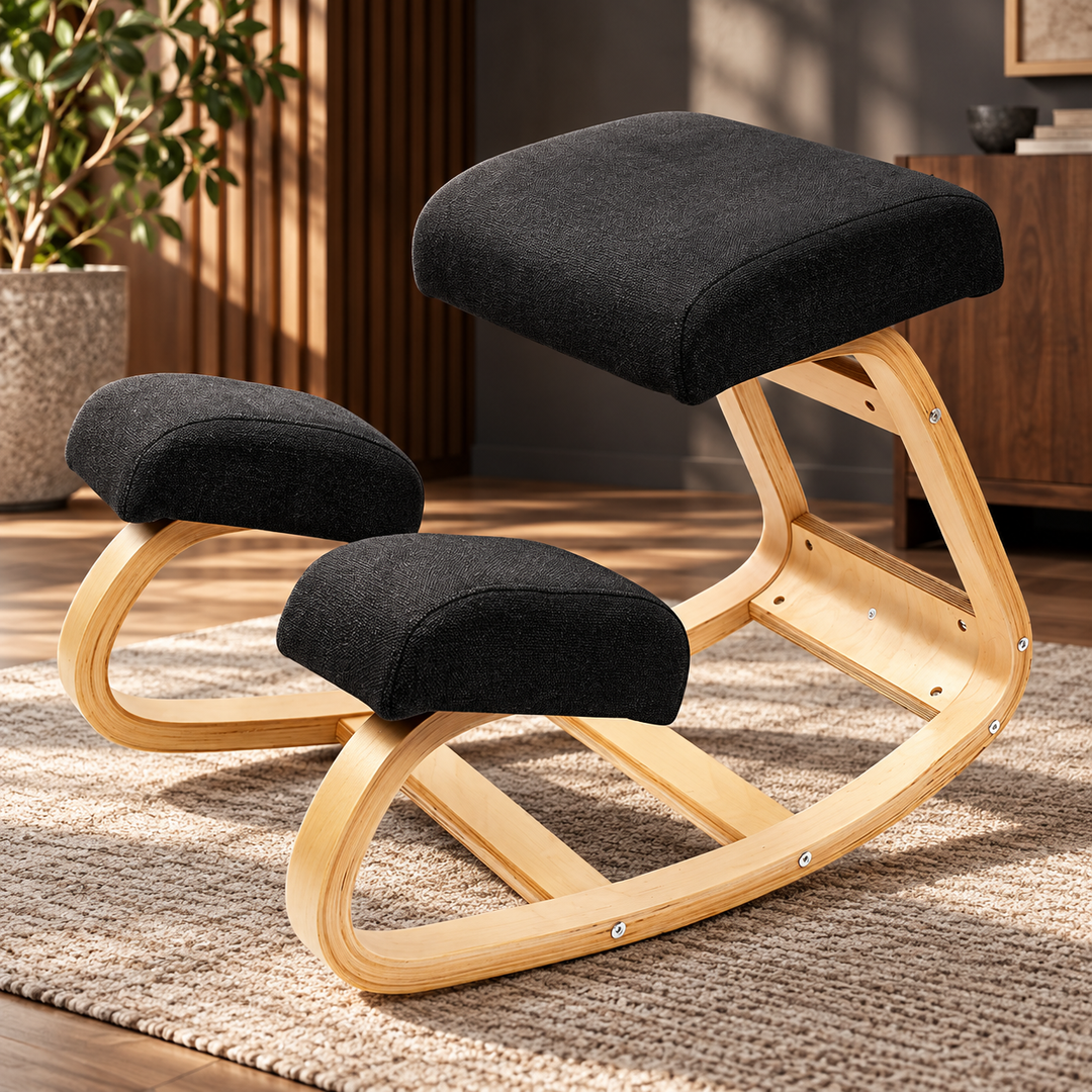 Ergonomic Kneeling Chair Cushioned Posture Support Stool