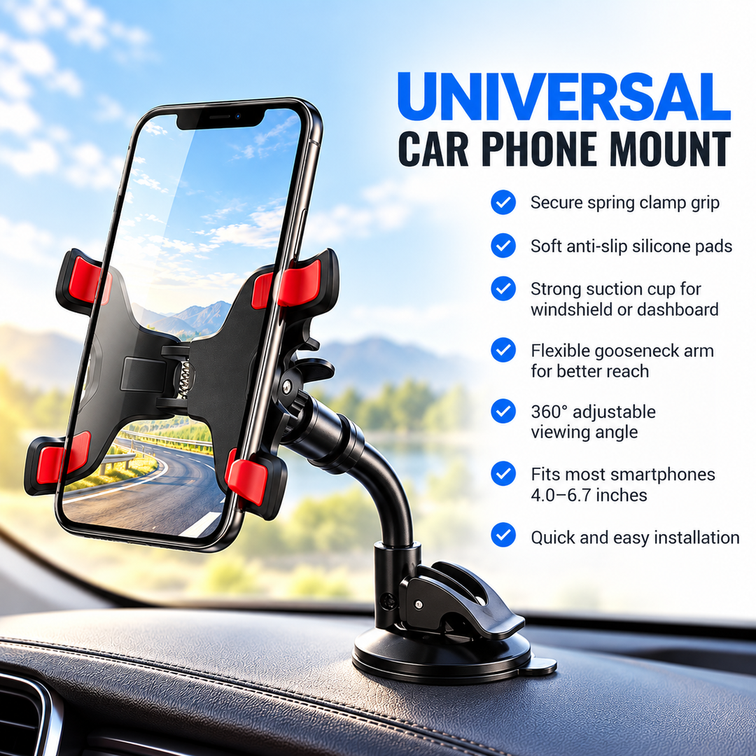 Universal Car Phone Holder Air Vent Mount Cradle for Mobiles