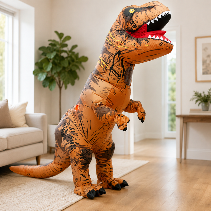 Inflatable T-Rex Dinosaur Costume Adults Halloween Funny