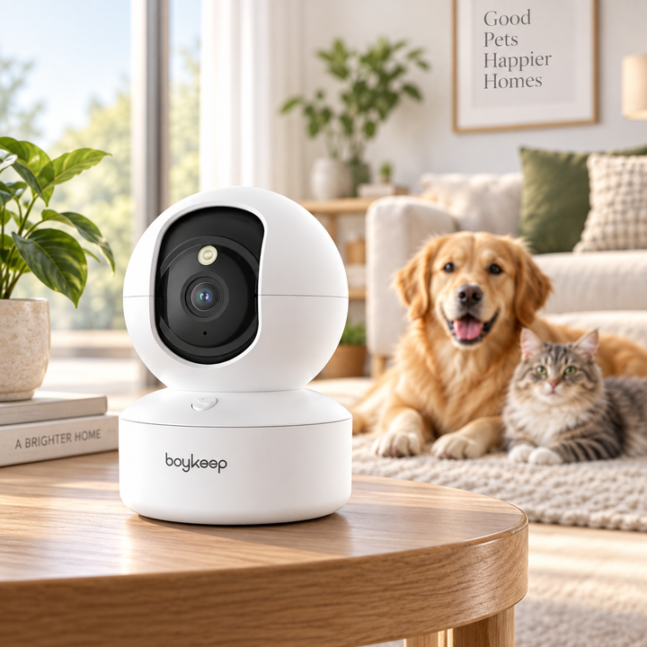 Wireless Pet Camera 360 Indoor Cam with 2-Way Audio