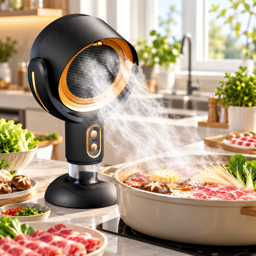 Portable Range Hood Rechargeable Kitchen Exhaust Extractor Fan