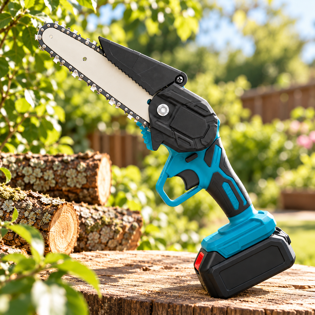 Cordless Electric Chainsaw Lightweight Rechargeable Mini Saw