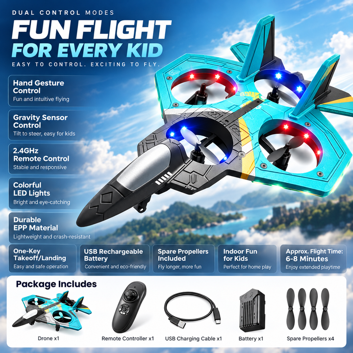 RC Aircraft Toy Remote Control Plane for Beginners and Kids