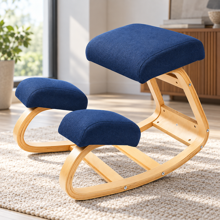 Ergonomic Kneeling Chair Cushioned Posture Support Stool