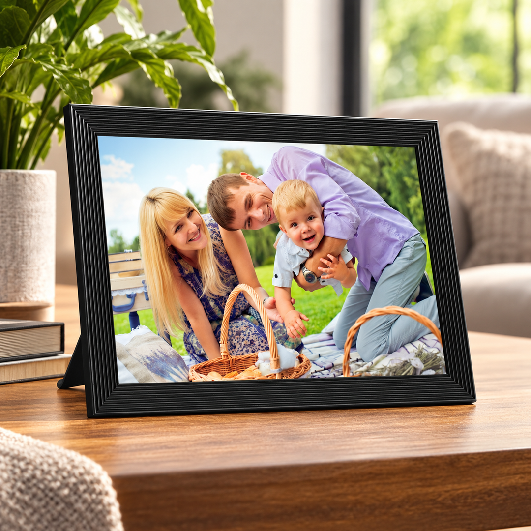 Digital Photo Frame WiFi Electronic Picture Frame with HD Display