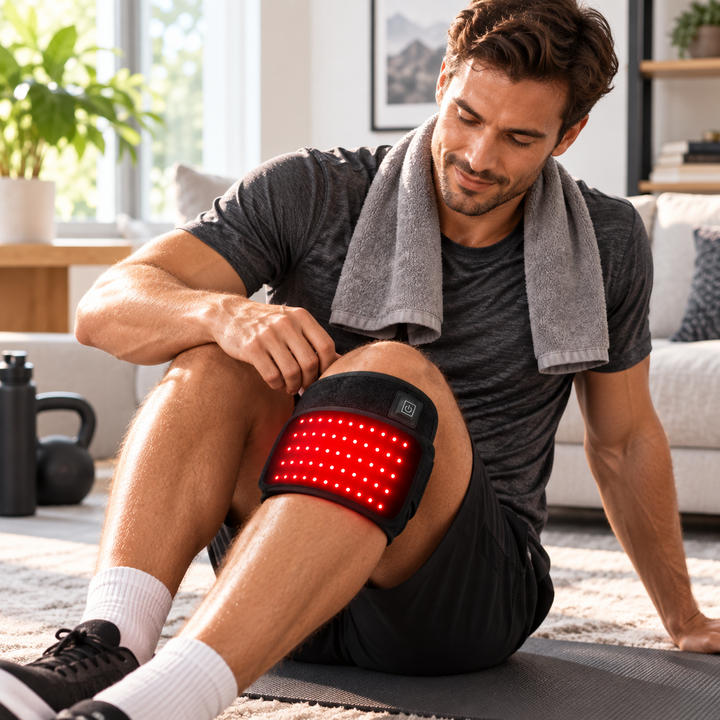 Red Light Infrared Therapy Device for Knee Pain Wearable Warming Wrap