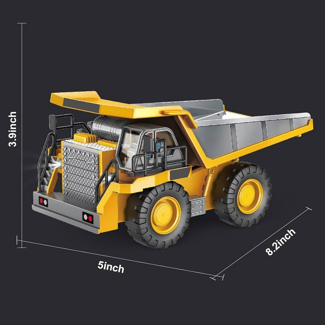 Remote Control 4WD Excavator Bulldozer Dump Truck Toy Vehicle