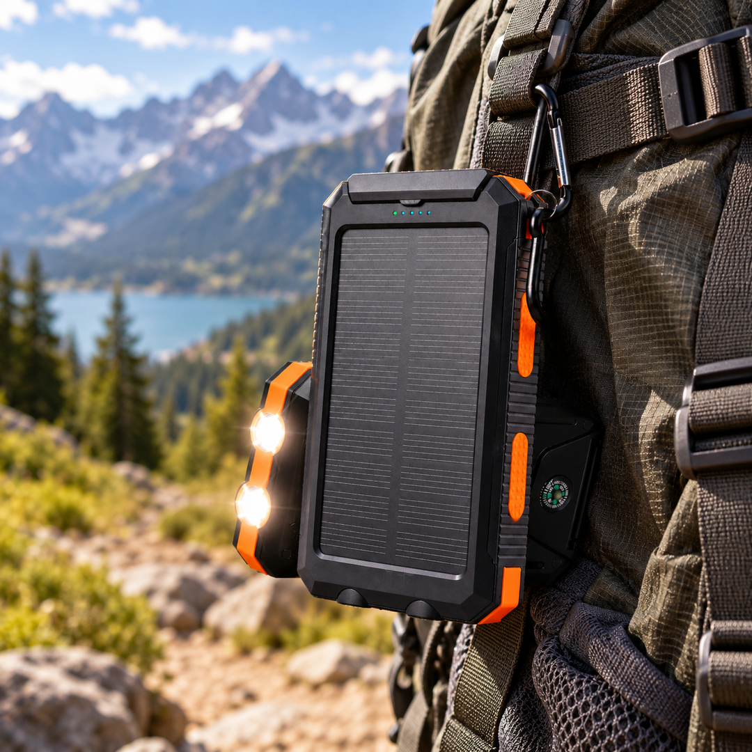 Portable Solar Power Bank Fast Charging For Mobile Phones
