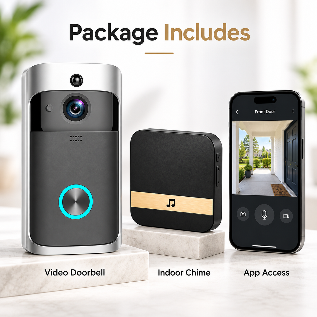 Wireless HD WiFi Video Doorbell with Night Vision