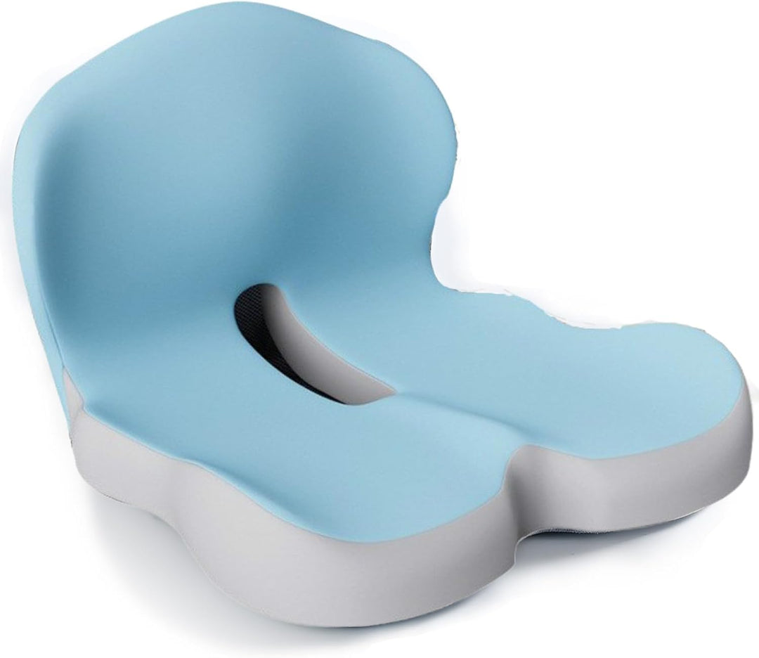 Memory Foam Lumbar Support Cushion and Seat Cushion Set
