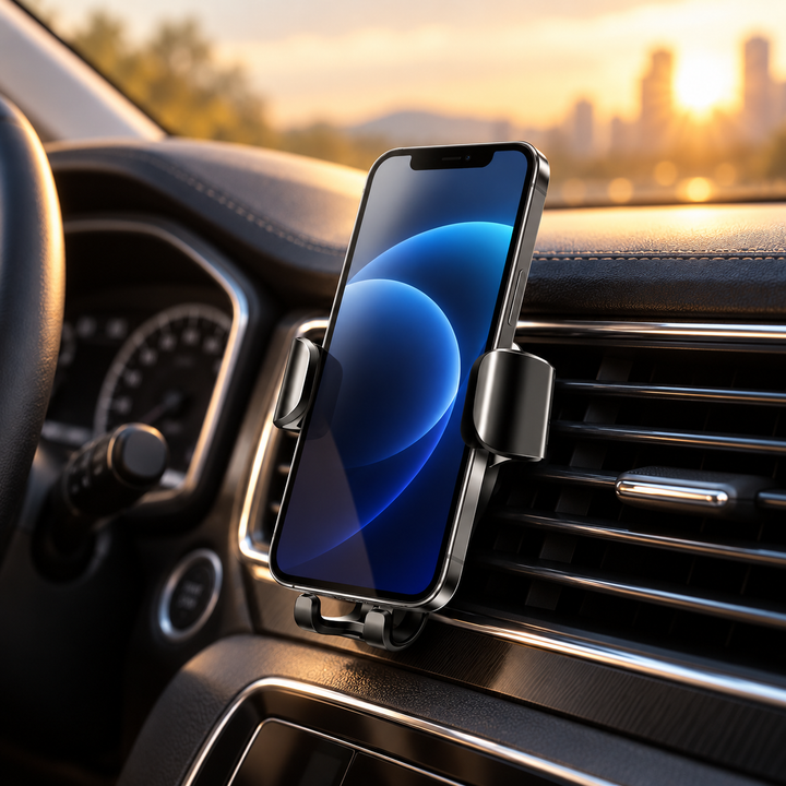Wireless Car Charger and Phone Mount Fast Charging