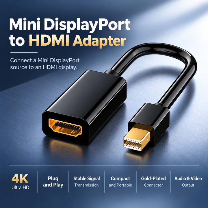 HDMI to Thunderbolt Adapter Mini DisplayPort to HDMI Connector