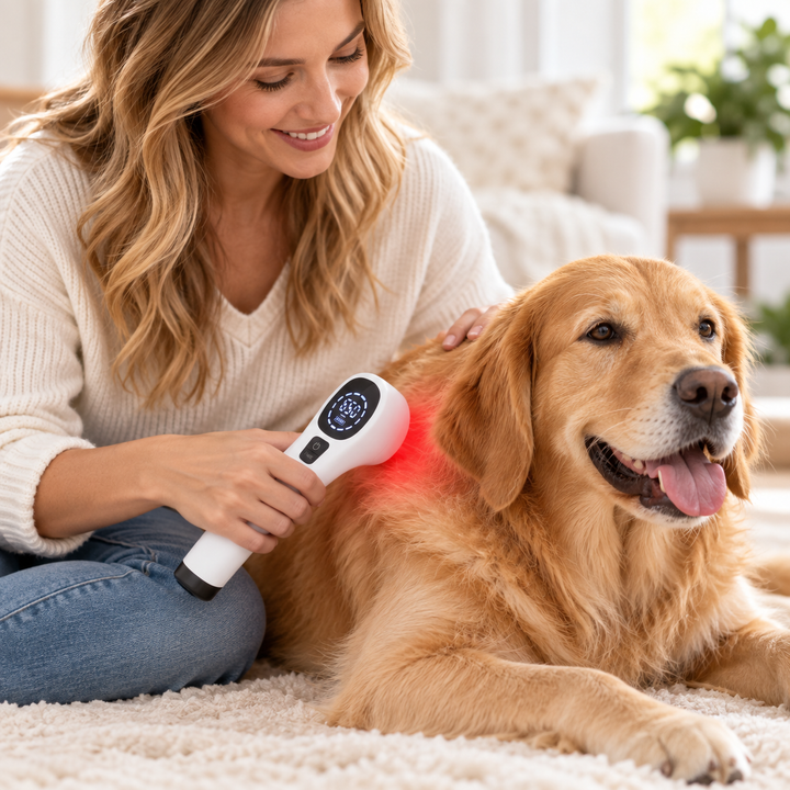 Cold Laser Therapy Device for Dogs Handheld Pet Pain Relief Home Care