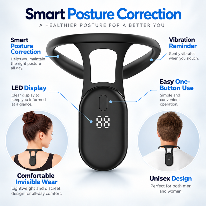 Posture Corrector for Neck and Back with Real Time Feedback