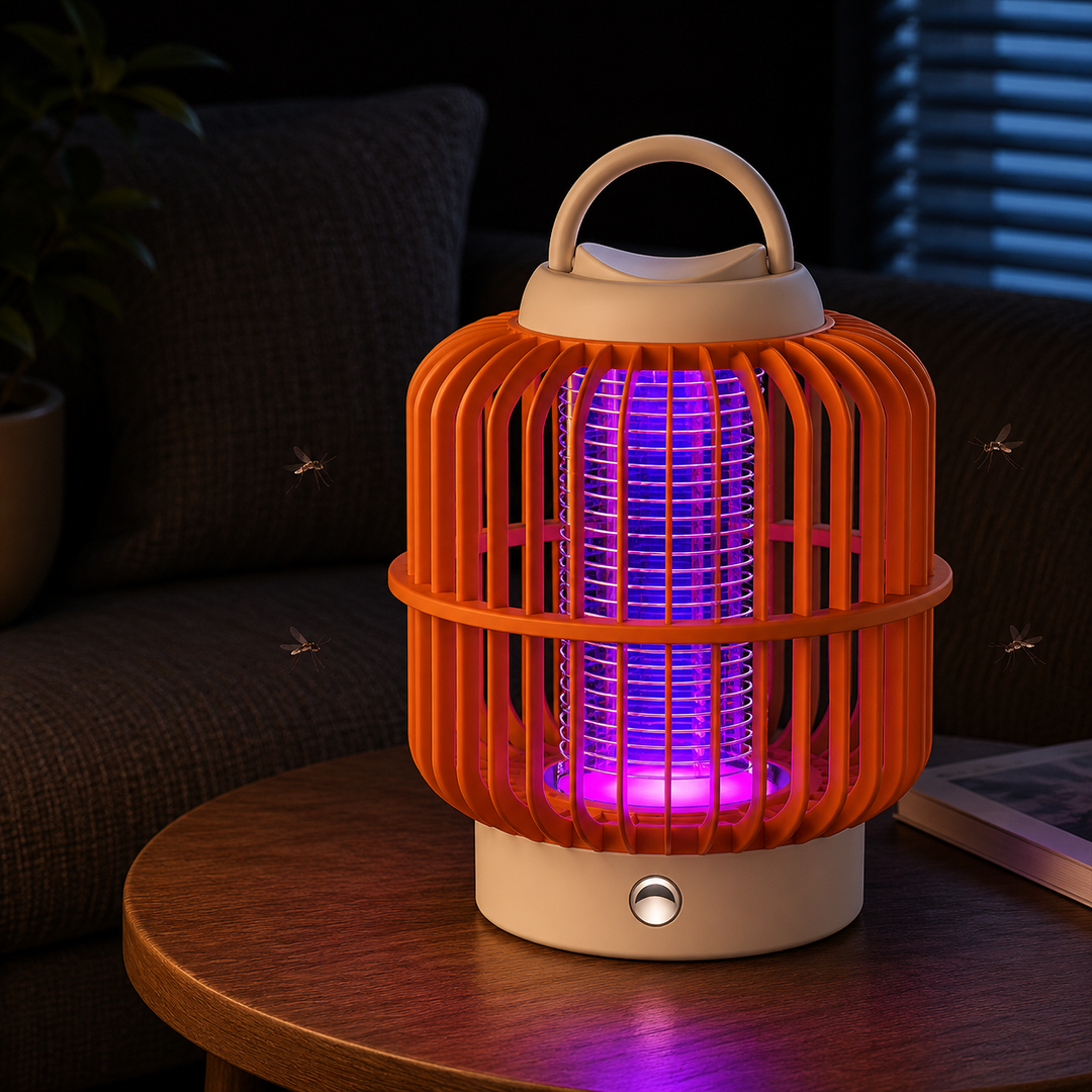 Solar Mosquito Killer Lamp Outdoor USB Rechargeable Insect Trap