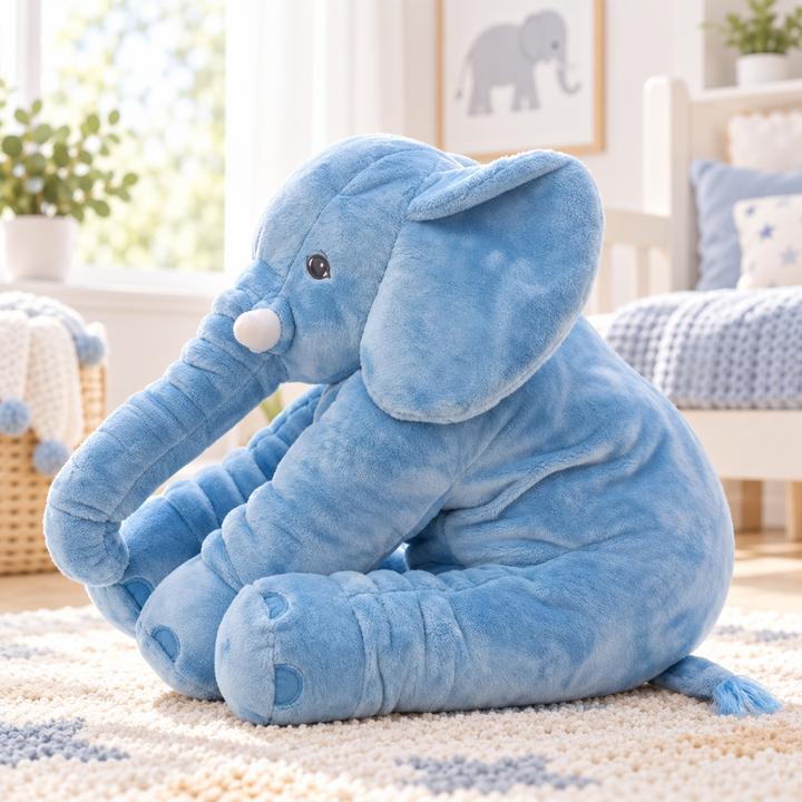 Baby Elephant Pillow Soft Plush Stuffed Toy Cushion for Nursery