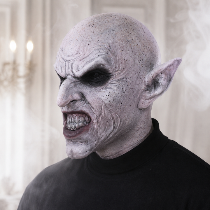 Nosferatu Vampire Grey Latex Mask Halloween Horror