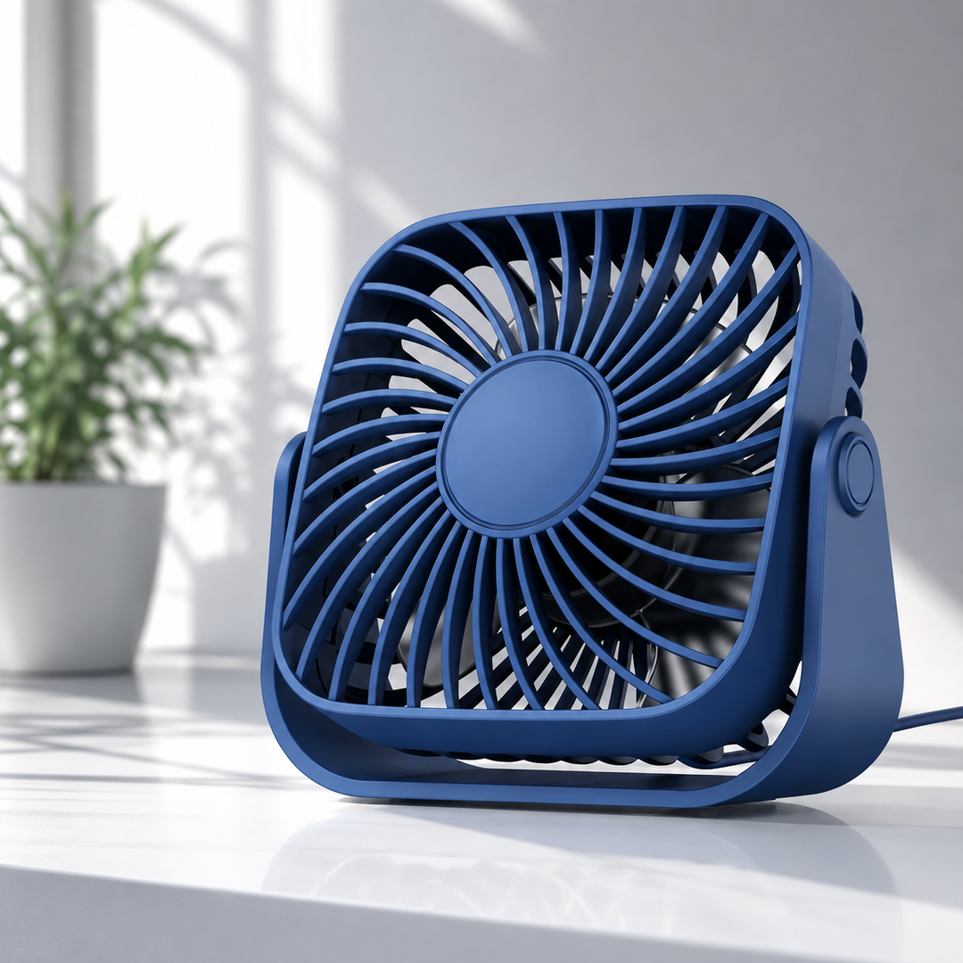 4 Inch USB Mini Portable Desk Fan 3 Speed Adjustable Personal Fan