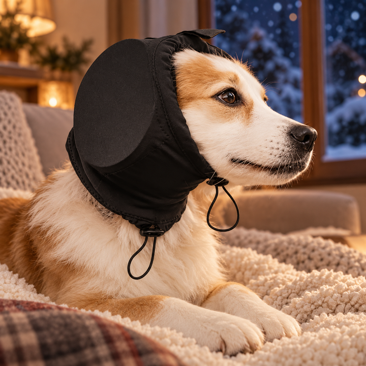 Noise Suppressing Dog Ear Protectors for Fireworks Anxiety