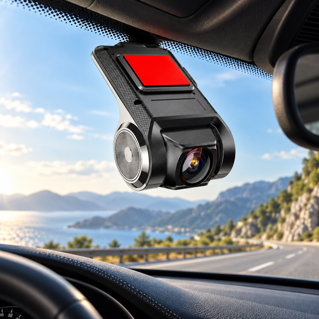 Dual Dash Cam Front and Rear Car Camera Full HD Loop Recording Monitor