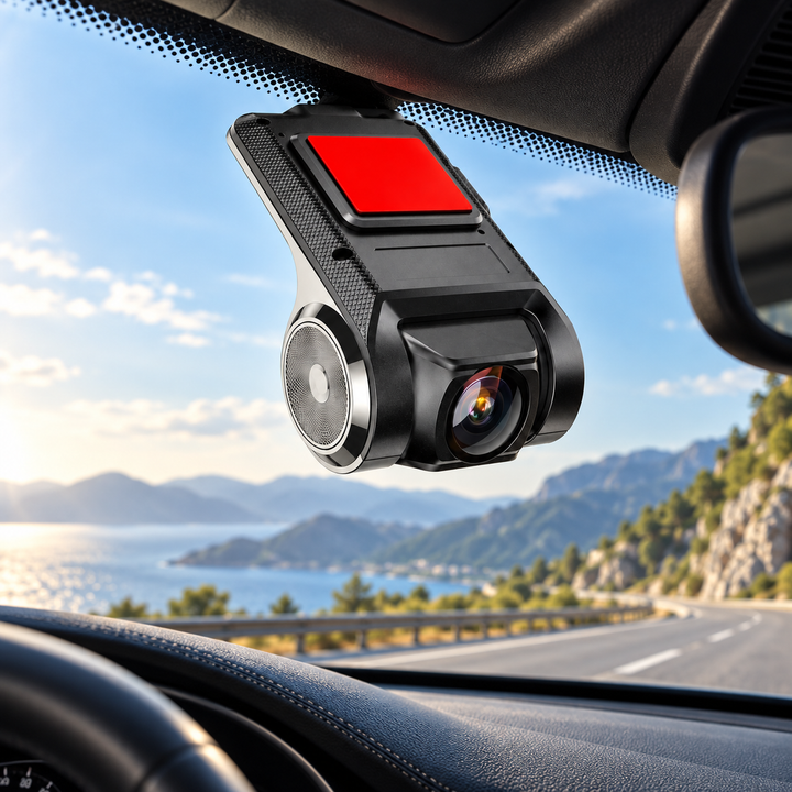 Dual Dash Cam Front and Rear Car Camera Full HD Loop Recording Monitor