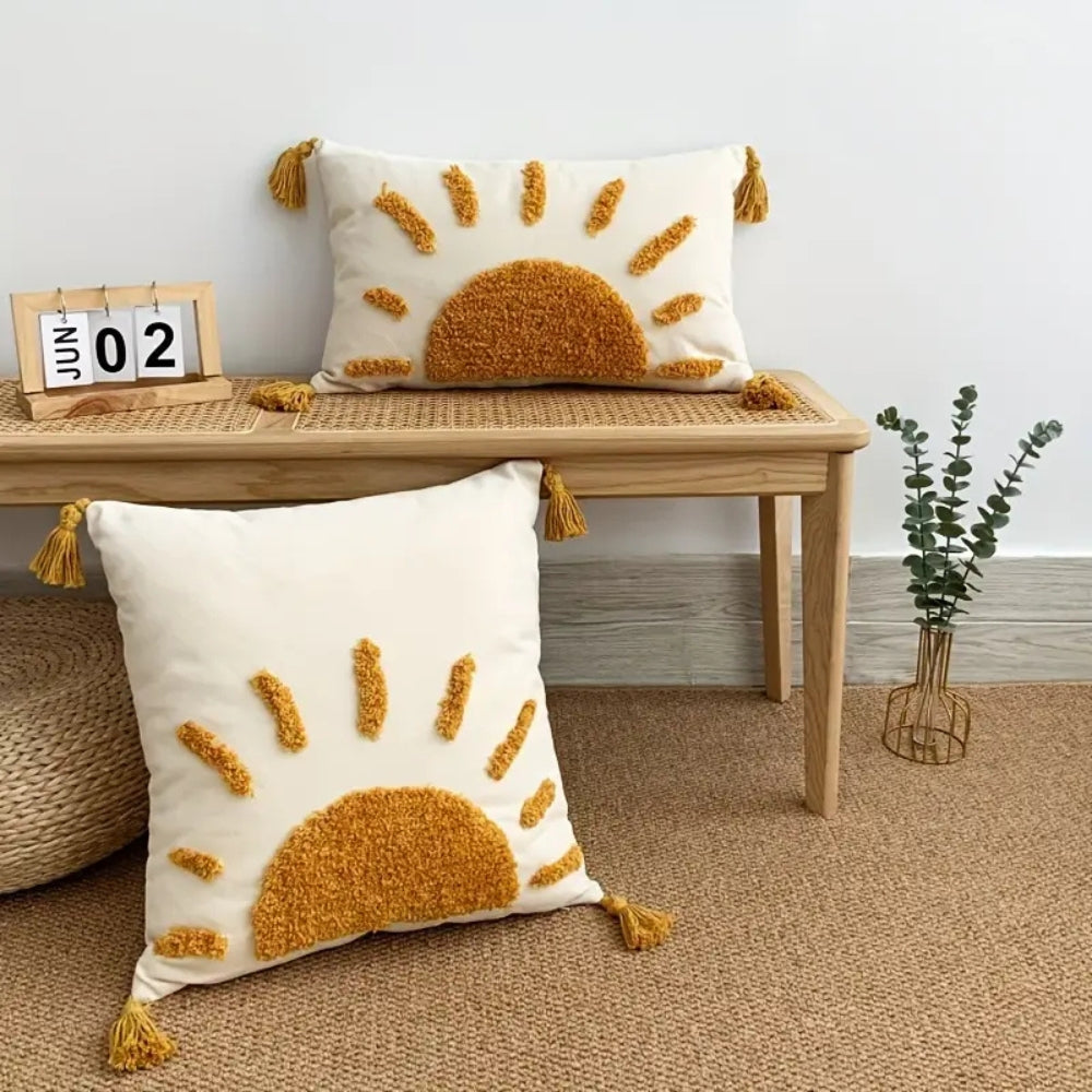 Square Cushion Cover Pillow Case Boho Style