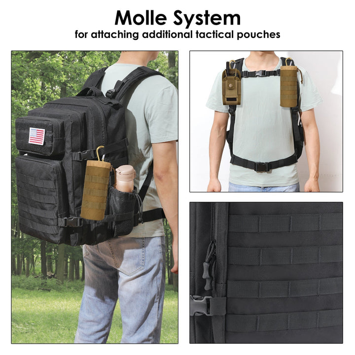Military Tactical Assault Backpack Outdoor Hiking Gear Pack