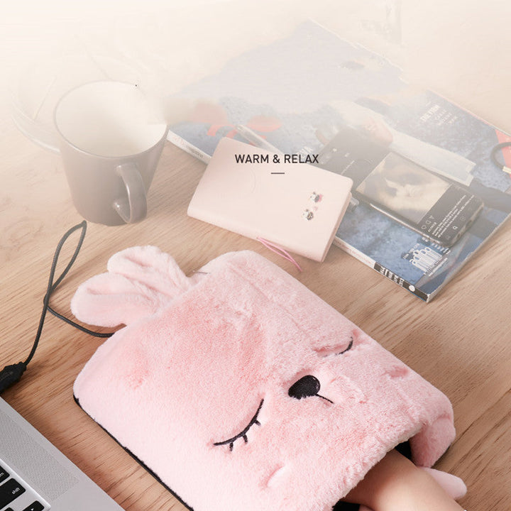 Heated Square Mouse Pad Electric Desk Accessory