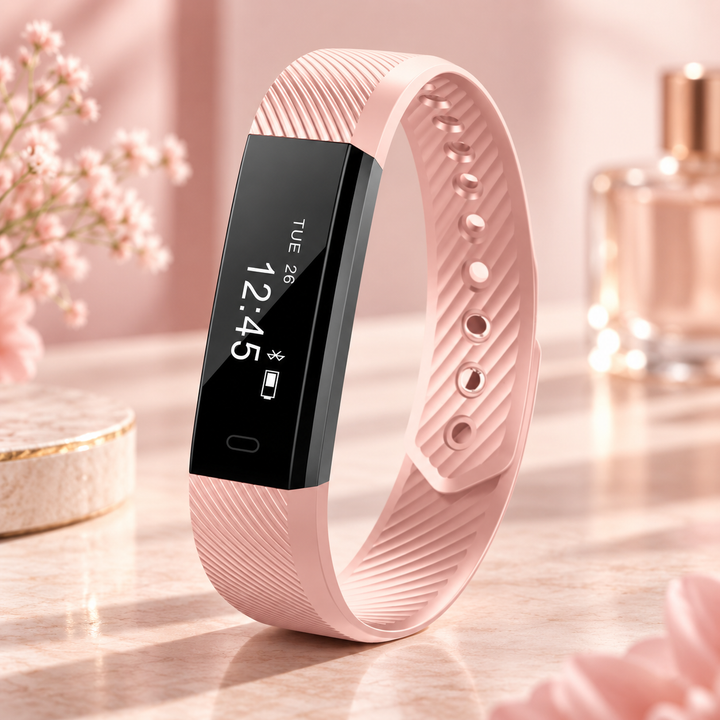 Mini Smart Watch Fitness Tracker with Heart Rate and Activity Monitor
