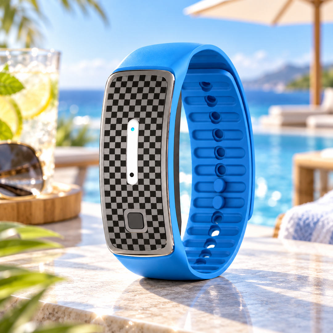 Ultrasonic Mosquito Repellent Bracelet USB Rechargeable Band