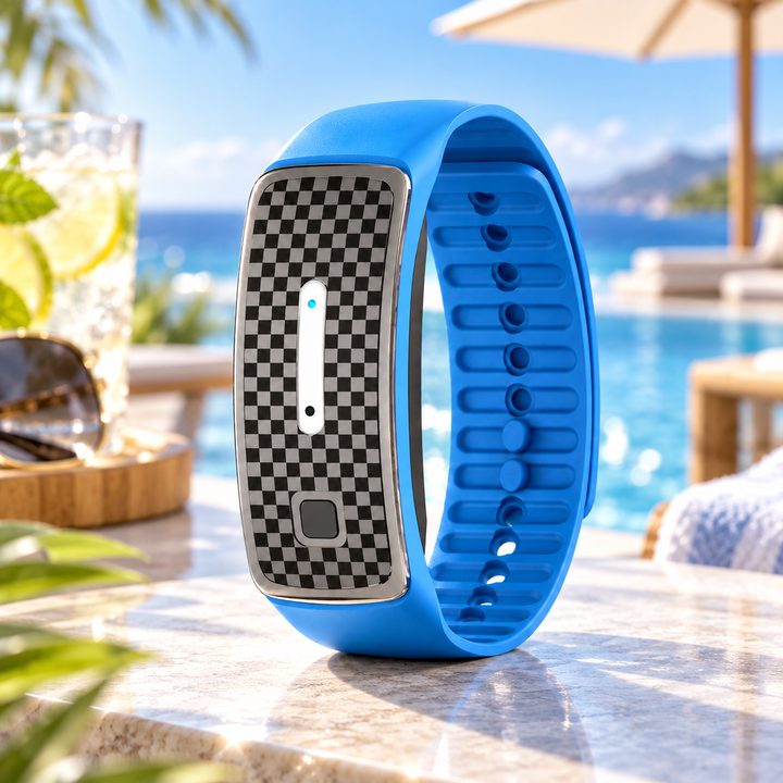 Ultrasonic Mosquito Repellent Bracelet USB Rechargeable Band